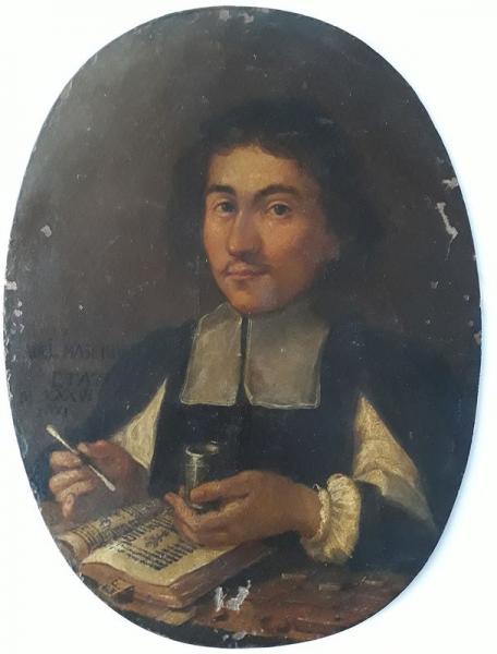 A Young Man at 36 1671 by Dutch School,   chez Osenat,  Fontainebleau,  April 1st, 2018, Lot 148.